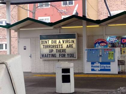 Não morras virgem, os terroristas estão a tua espera